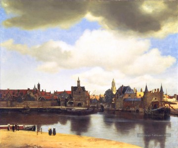  Voir Tableaux - Vue du paysage de Delft Johannes Vermeer